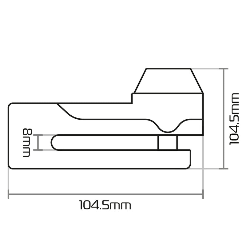 Oxford Titan Pin Disc Lock