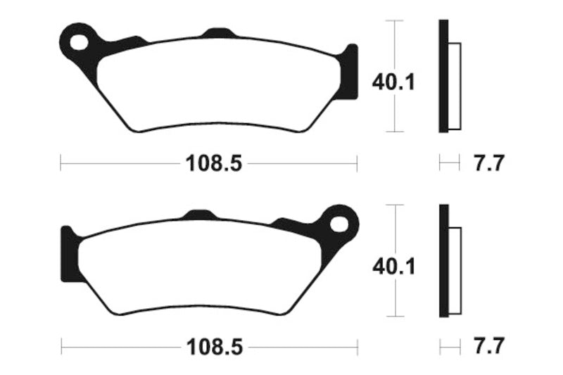 Pastilha para Travão Tecnium MO174