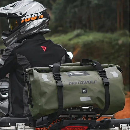 Tail Bag Impermeável MOTOWOLF 40L/66L