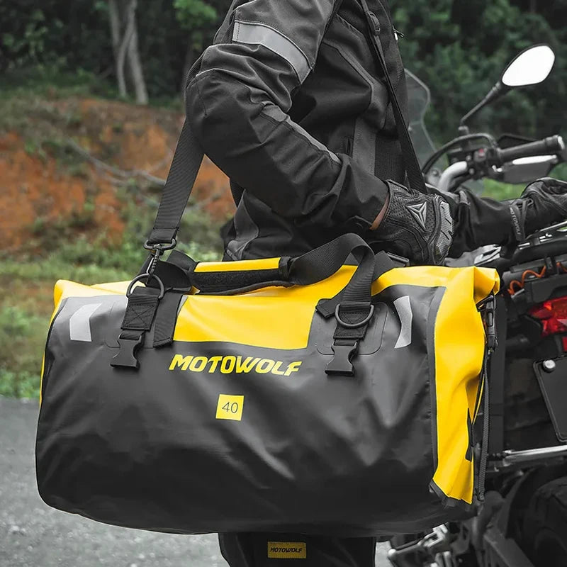 Tail Bag Impermeável MOTOWOLF 40L/66L