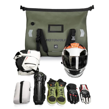 Tail Bag Impermeável MOTOWOLF 40L/66L