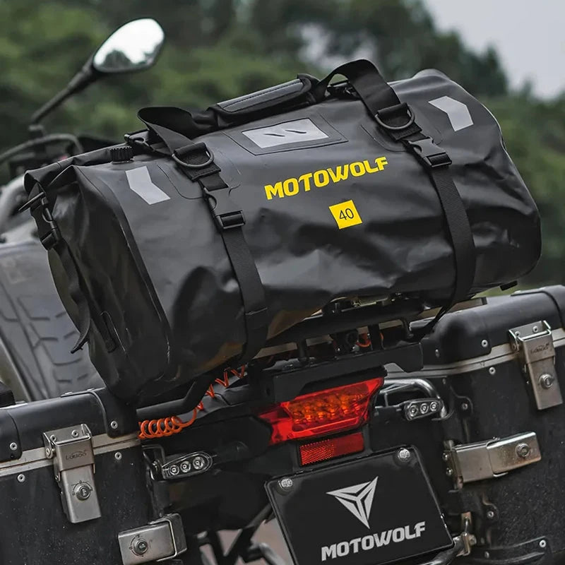 Tail Bag Impermeável MOTOWOLF 40L/66L