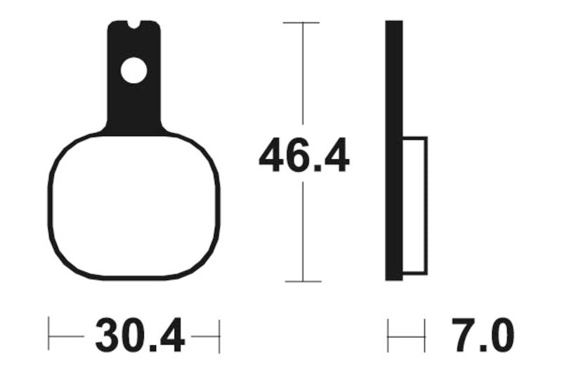 Pastilha para Travão Tecnium MA115