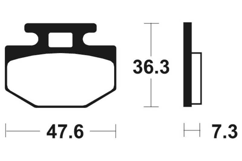 Pastilha para Travão Tecnium MA128