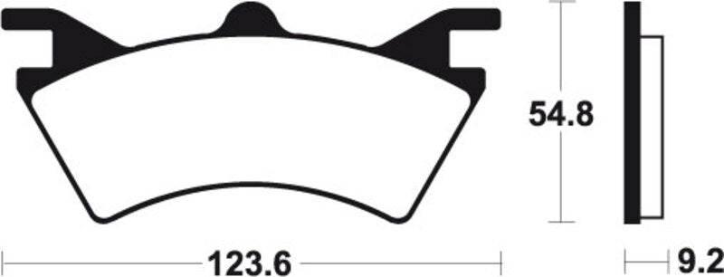 Pastilha para Travão Tecnium MO257