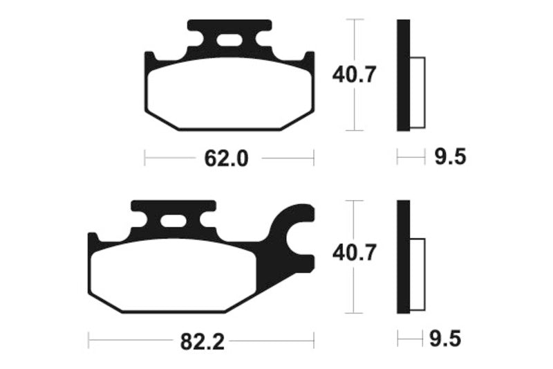 Pastilha para Travão Tecnium MSS254